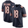 Custom #18 Navy CHI Football Shirt Top