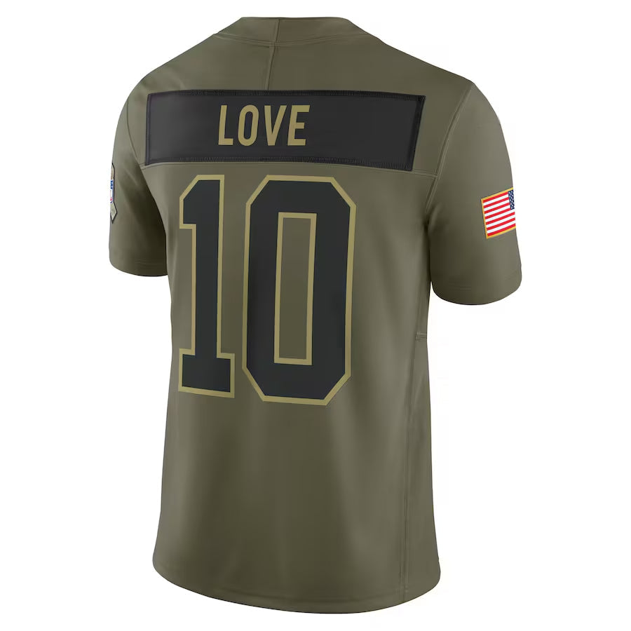 Custom #10 LOVE Pro Stitched Jersey - Premium Edition