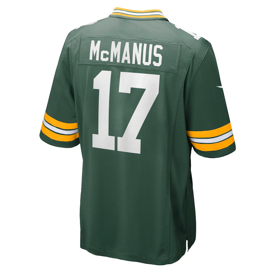 Custom #17 Green GB Football Shirt Top