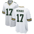 Custom #17 White GB Football Shirt Top