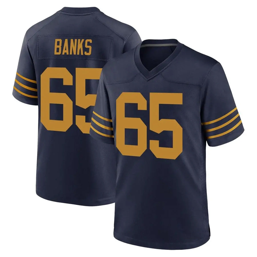 Custom #65 BANKS Pro Stitched Jersey - Premium Edition
