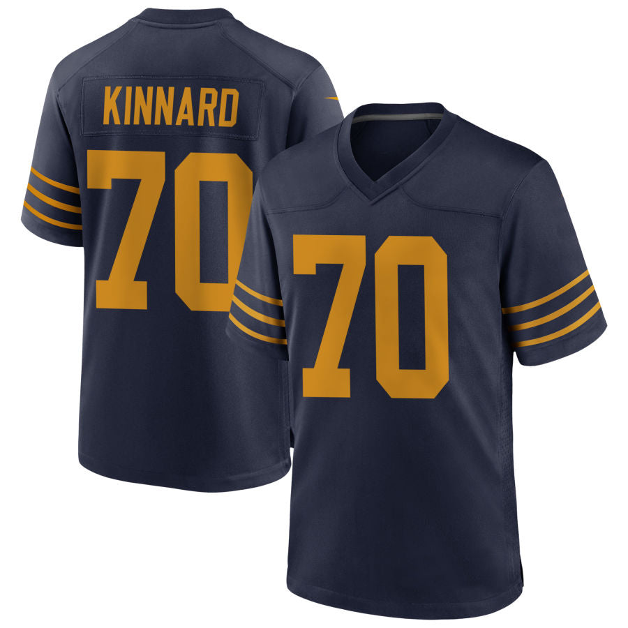 Custom #70 Navy 1923 GB Football Shirt Top