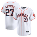 Custom #27 White HOU Baseball Shirt Top