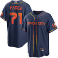 Custom #71 City Connect HOU Baseball Shirt Top