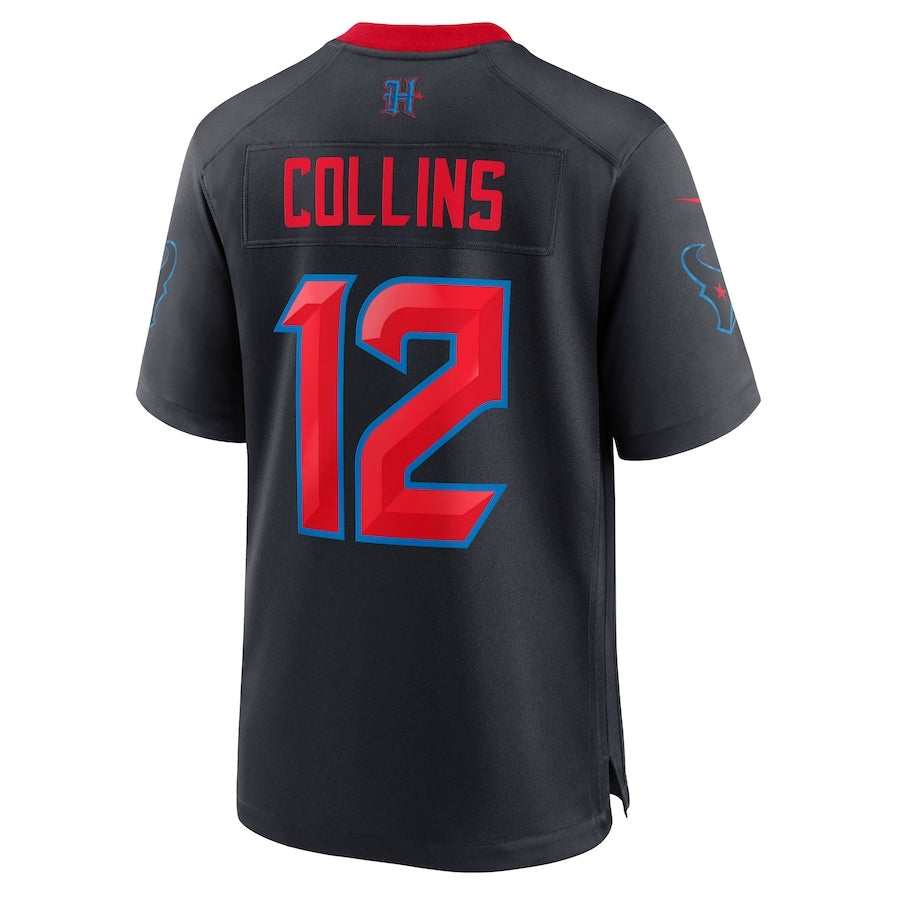 Custom #12 COLLINS Pro Stitched Jersey - Premium Edition