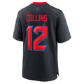 Custom #12 COLLINS Pro Stitched Jersey - Premium Edition