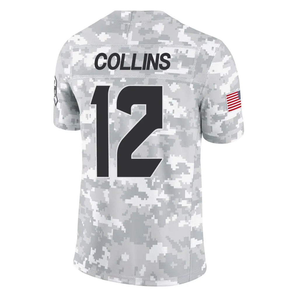 Custom #12 COLLINS Pro Stitched Jersey - Premium Edition