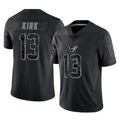 Custom #13 Black HOU Football Shirt Top