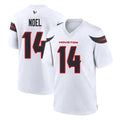 Custom #14 White HOU Football Shirt Top
