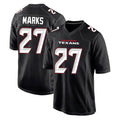 Custom #27 Black HOU Football Shirt Top