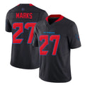 Custom #27 Navy HOU Football Shirt Top