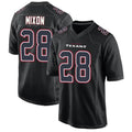 Custom #28 Black HOU Football Shirt Top