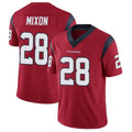 Custom #28 Red HOU Football Shirt Top