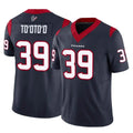 Custom #39 Navy HOU Football Shirt Top