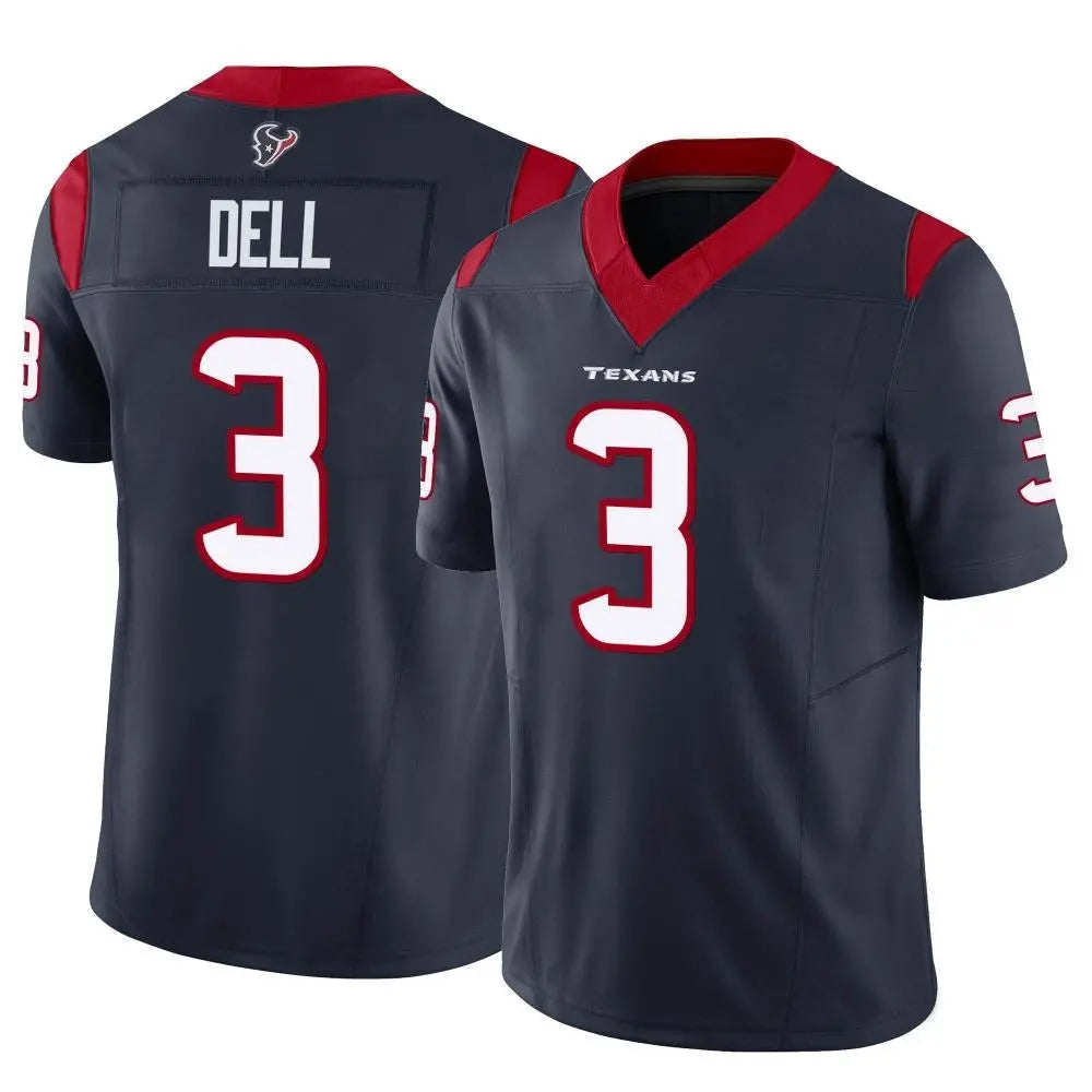 Custom #3 DELL Pro Stitched Jersey - Premium Edition