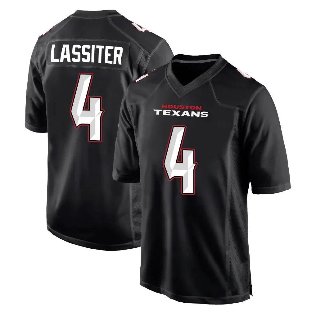 Custom #4 LASSITER Pro Stitched Jersey - Premium Edition