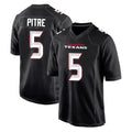 Custom #5 Black HOU Football Shirt Top