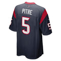 Custom #5 Navy HOU Football Shirt Top