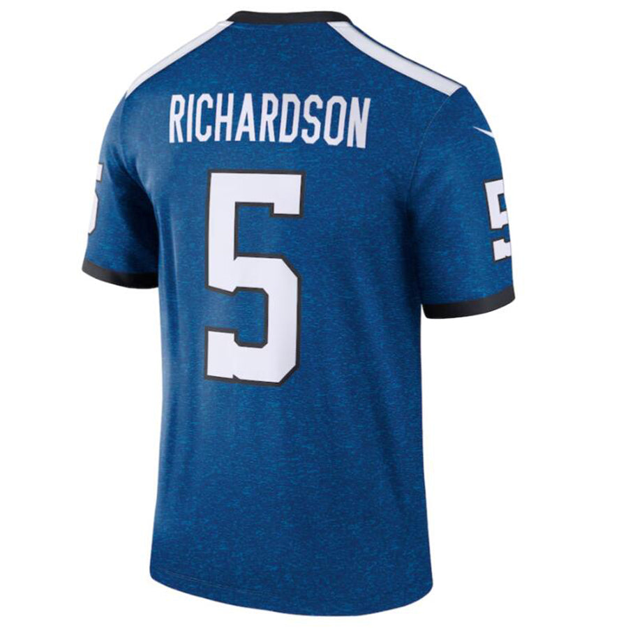 Custom #5 Royal IND Football Shirt Top