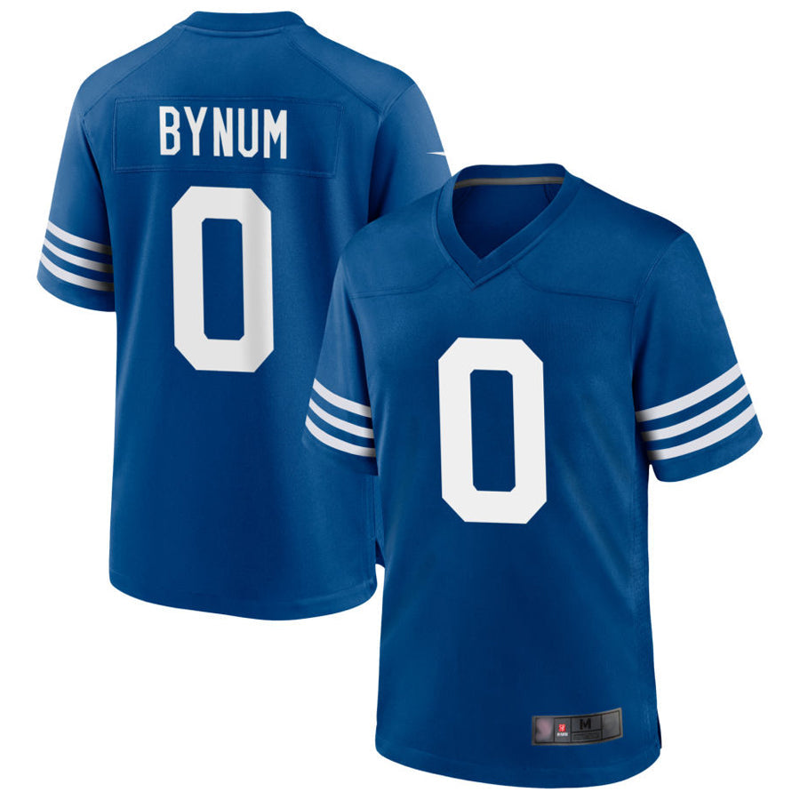 Custom #0 Royal IND Football Shirt Top