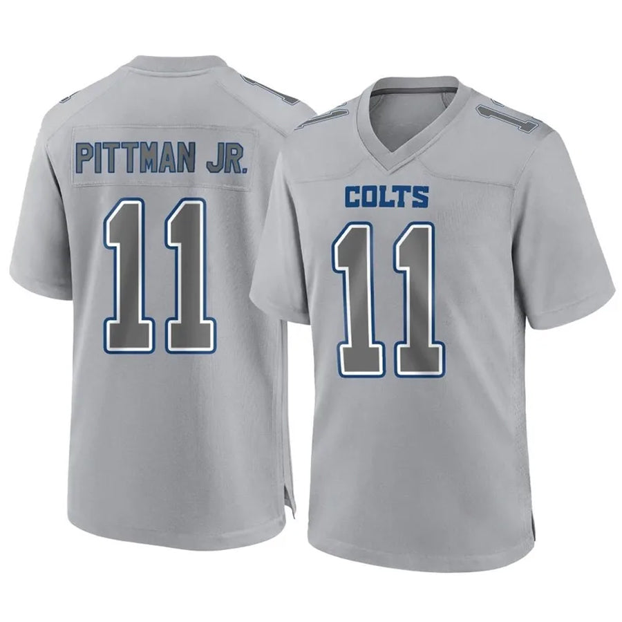 Custom #11 Gray IND Football Shirt Top