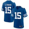 Custom #15 Royal IND Football Shirt Top