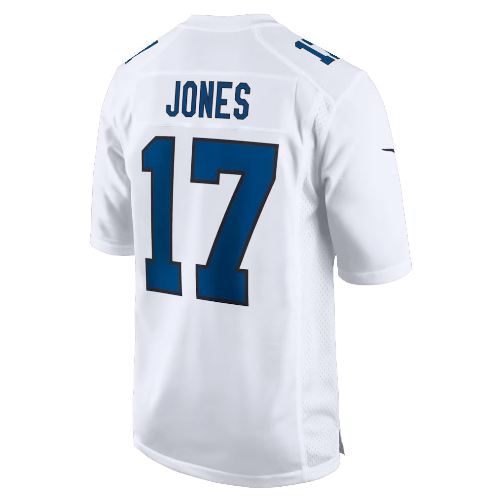 Custom #17 White IND Football Shirt Top