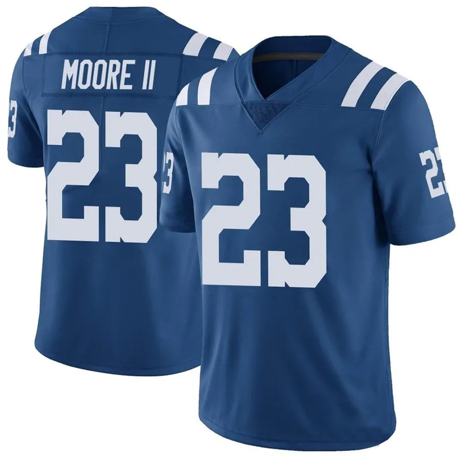 Custom #23 Blue IND Football Shirt Top