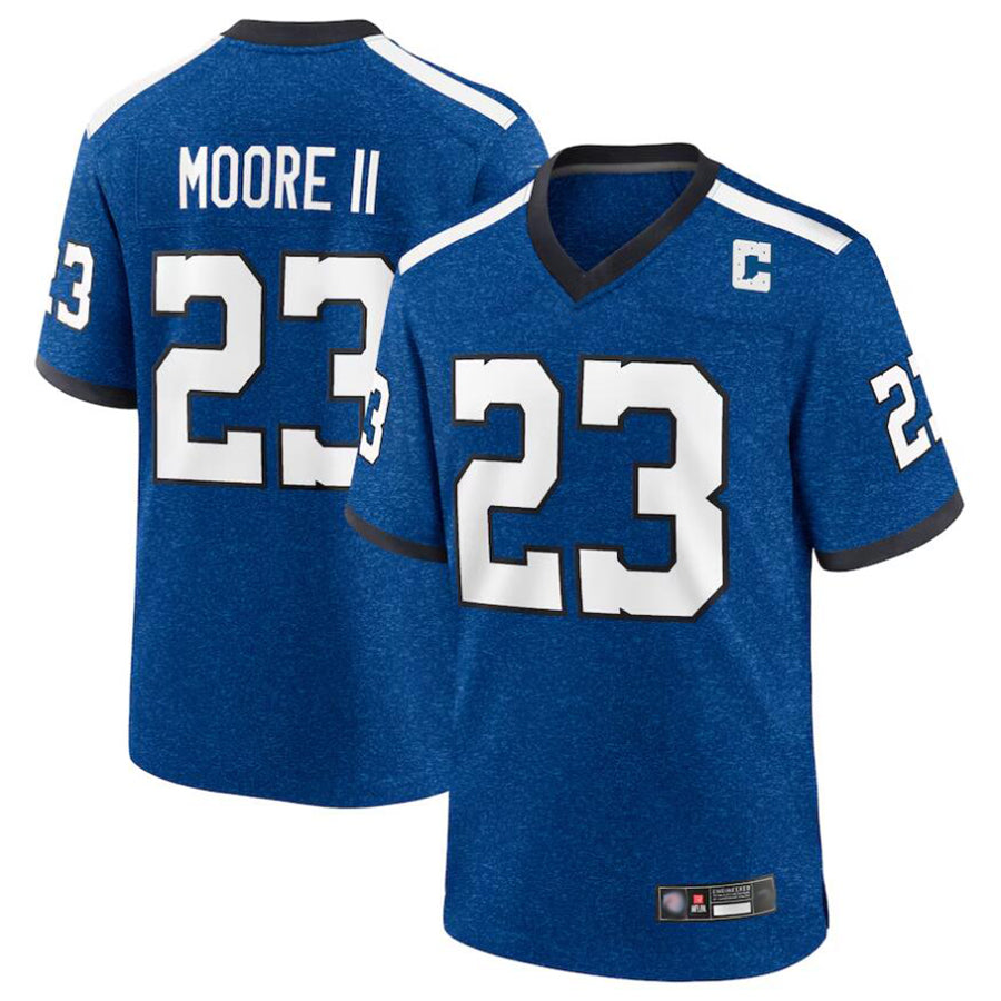 Custom #23 Royal IND Football Shirt Top