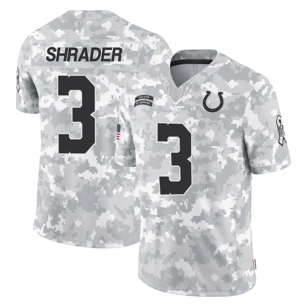 Custom #3 SHRADER Pro Stitched Jersey - Premium Edition