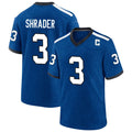 Custom #3 Royal IND Football Shirt Top