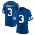 Custom #3 Royal IND Football Shirt Top
