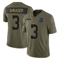 Custom #3 Olive IND Football Shirt Top