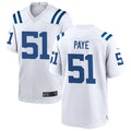 Custom #51 White IND Football Shirt Top