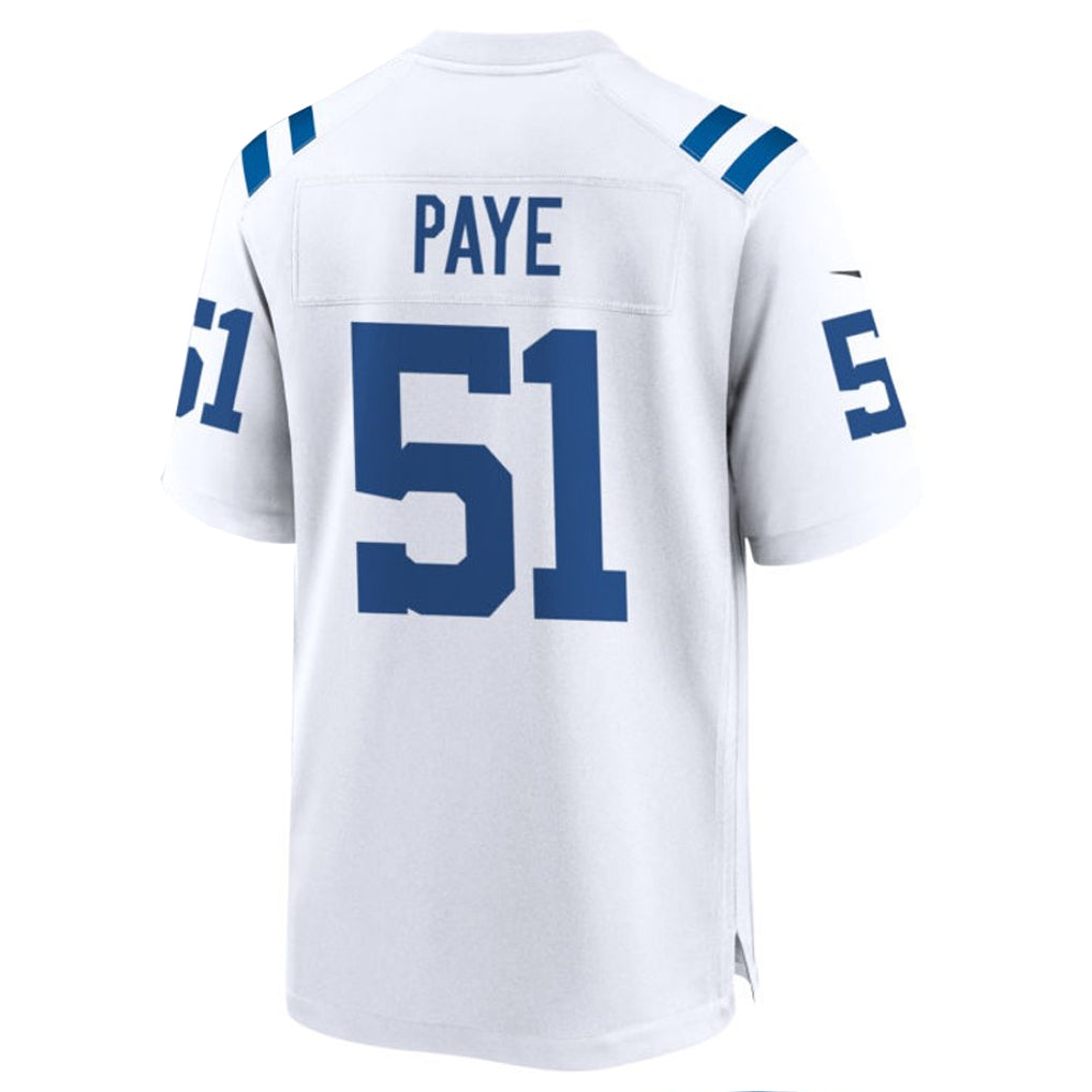 Custom #51 White IND Football Shirt Top