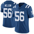 Custom #56 Blue IND Football Shirt Top