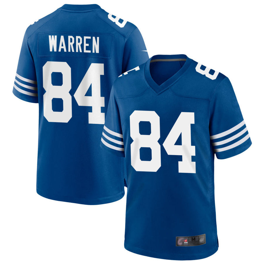 Custom #84 Royal IND Football Shirt Top