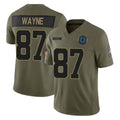 Custom #87 WAYNE Pro Stitched Jersey - Premium Edition