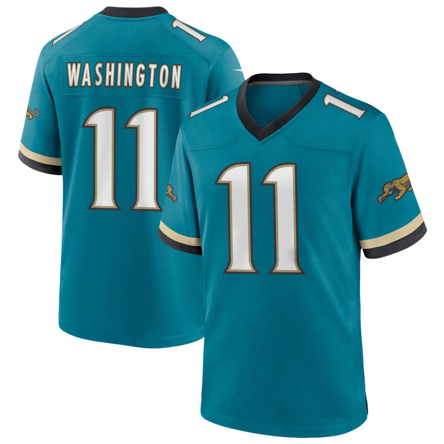 Custom #11 WASHINGTON Pro Stitched Jersey - Premium Edition