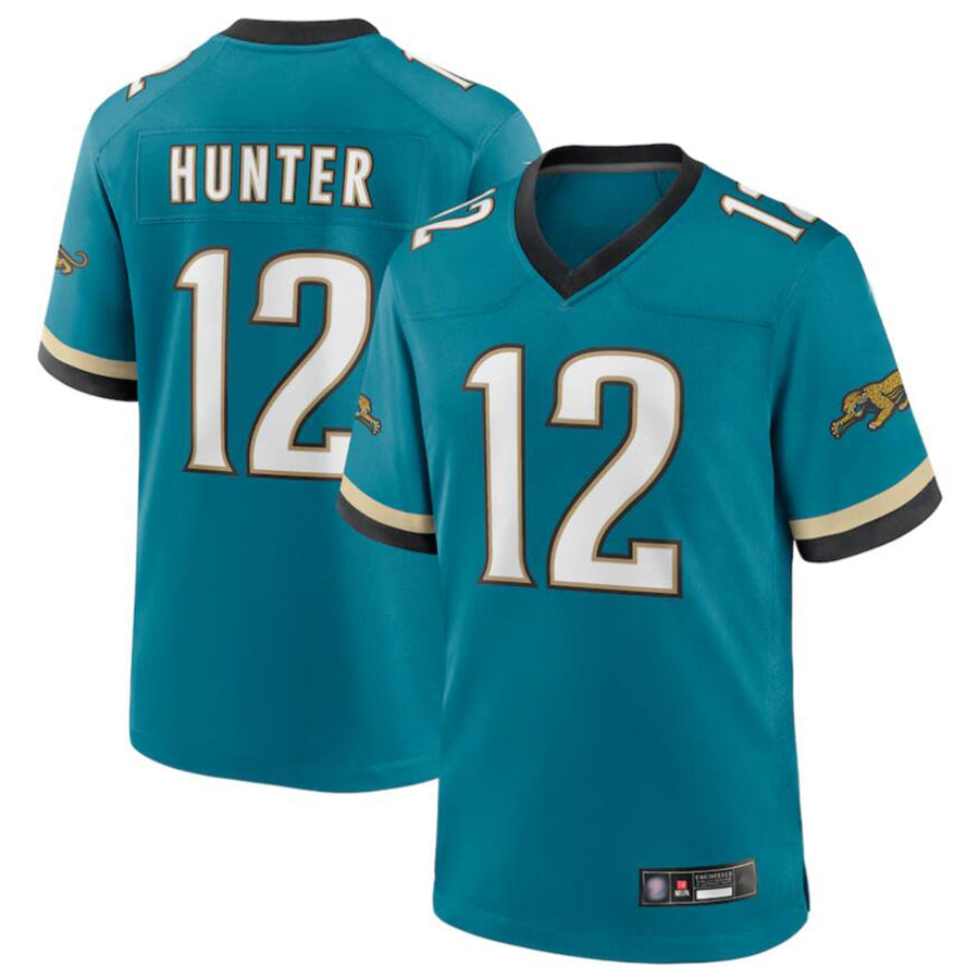 Custom #12 Teal JAX Football Shirt Top