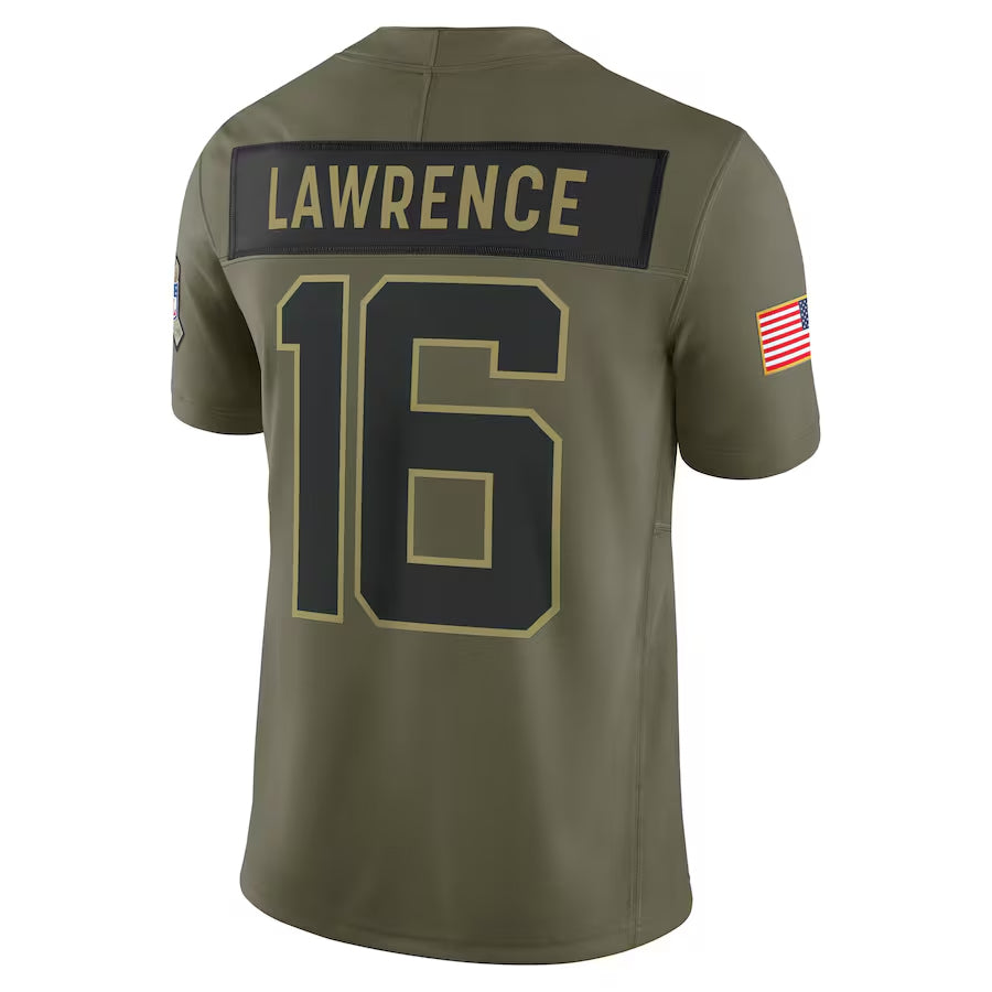 Custom #16 LAWRENCE Pro Stitched Jersey - Premium Edition
