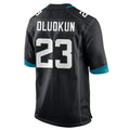Custom #23 Black JAX Football Shirt Top