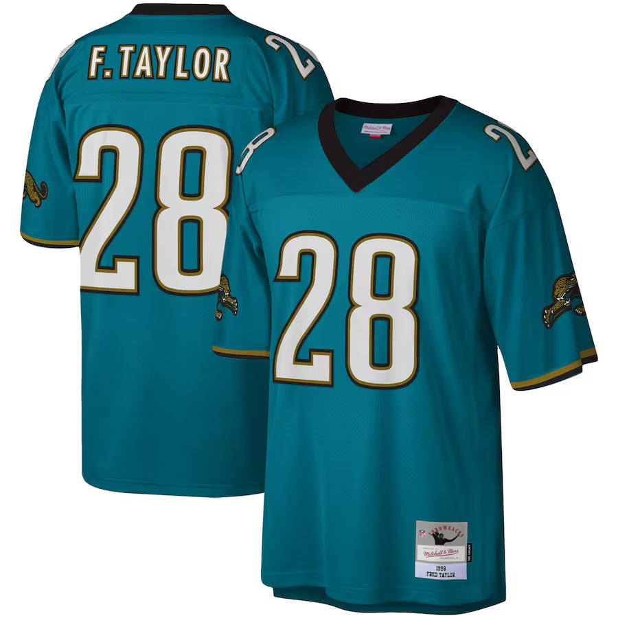 Custom #28 Teal JAX Football Shirt Top