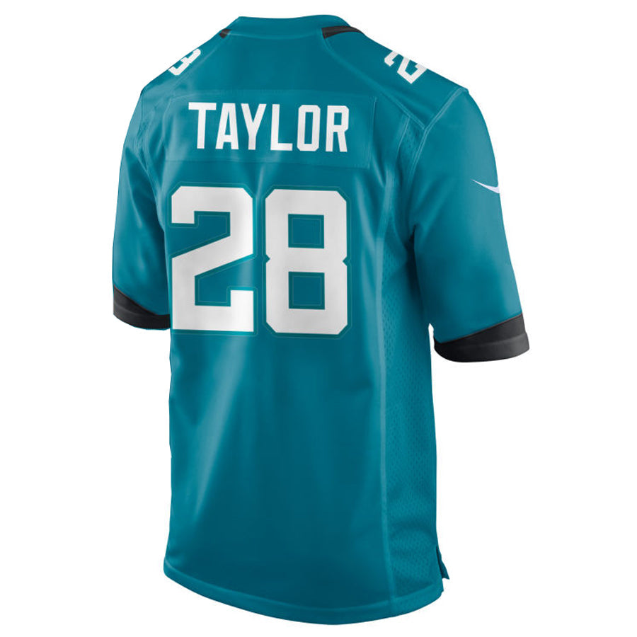 Custom #28 Teal JAX Football Shirt Top