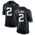 Custom #2 Black JAX Football Shirt Top