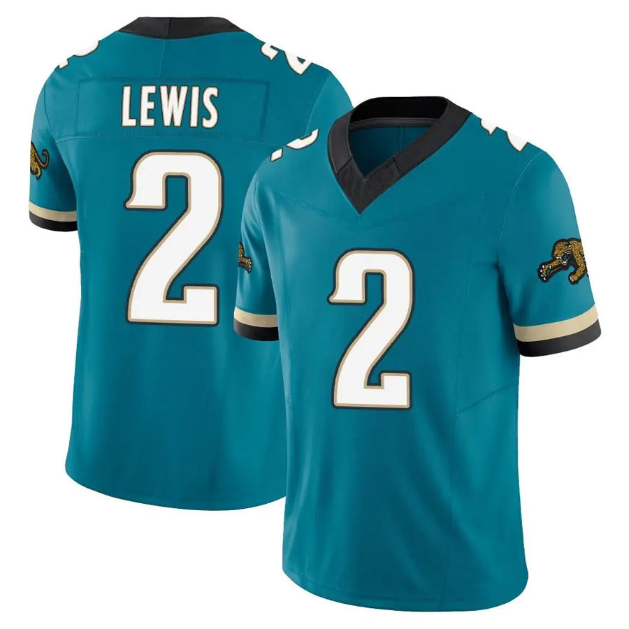Custom #2 LEWIS Pro Stitched Jersey - Premium Edition