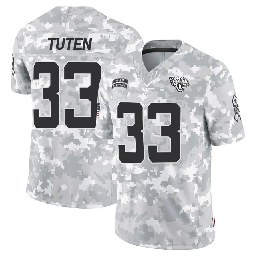 Custom #33 JAX Football Shirt Top