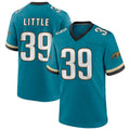 Custom #39 Teal Throwback JAX Football Shirt Top