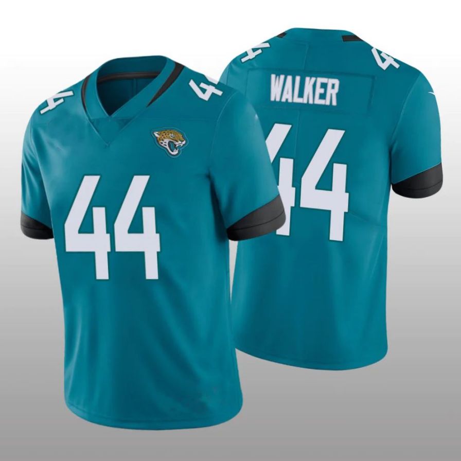 Custom #44 Teal JAX Football Shirt Top