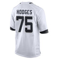 Custom #75 White JAX Football Shirt Top
